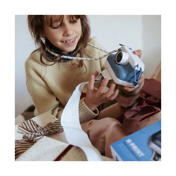 Appareil photo instantané Kidywolf K-print avec imprimante thermique - Bleu