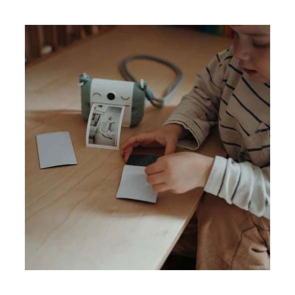 Papier photo autocollant blanc Kidywolf Kidyroll pour Kidyprint - Lot de 5