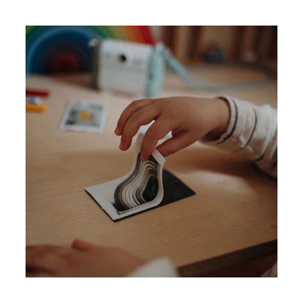 Papier photo autocollant blanc Kidywolf Kidyroll pour Kidyprint - Lot de 5