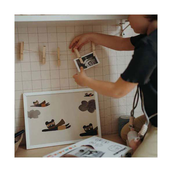 Papier photo autocollant blanc Kidywolf Kidyroll pour Kidyprint - Lot de 5