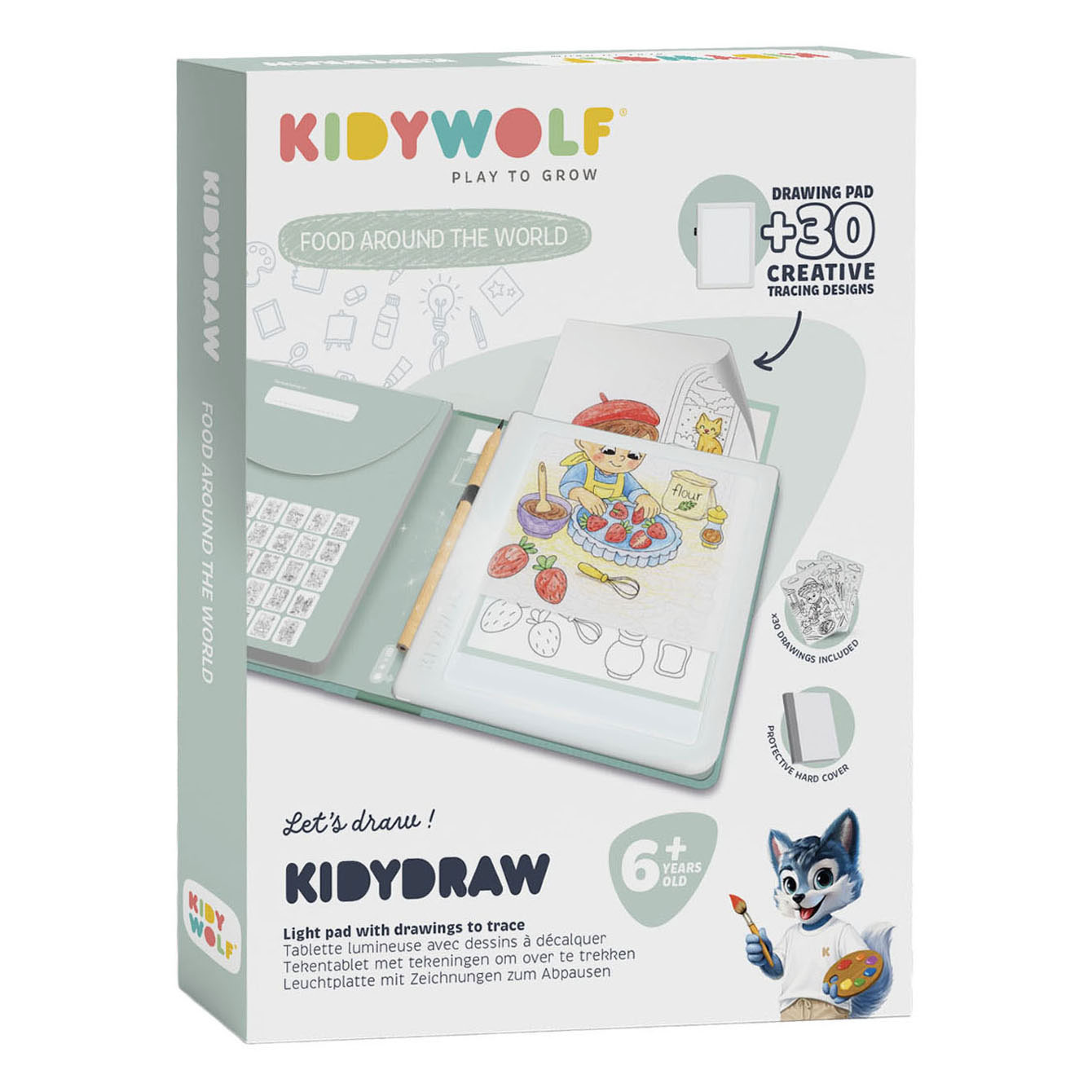 Kidywolf Kidydraw Food Tekentablet