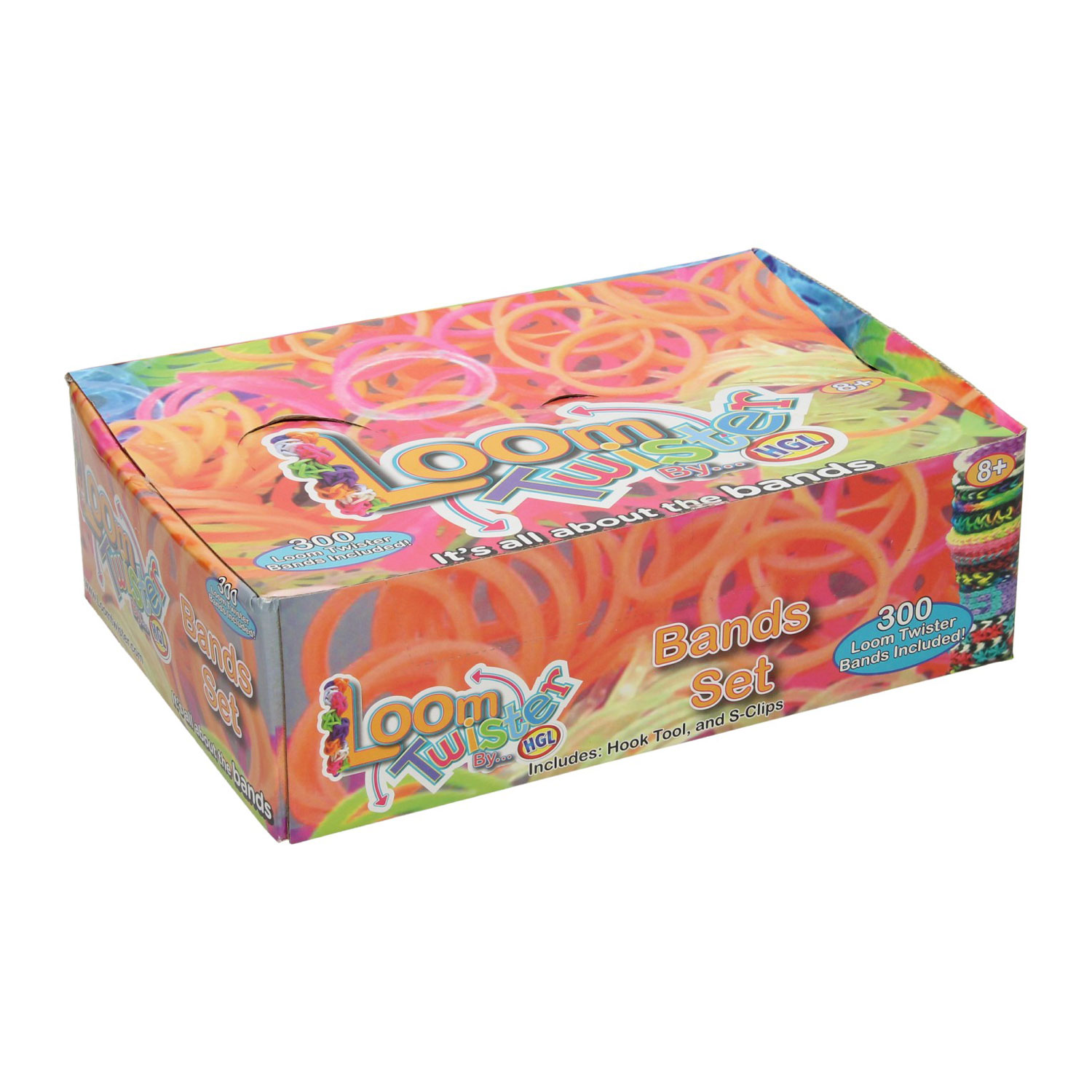 Loom-Set Twister Neon Mixed, 14.400 Teile + Zubehör