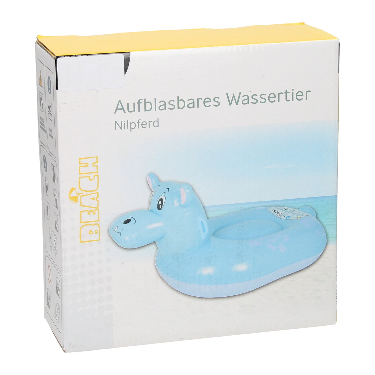 Hippopotame animal aquatique gonflable