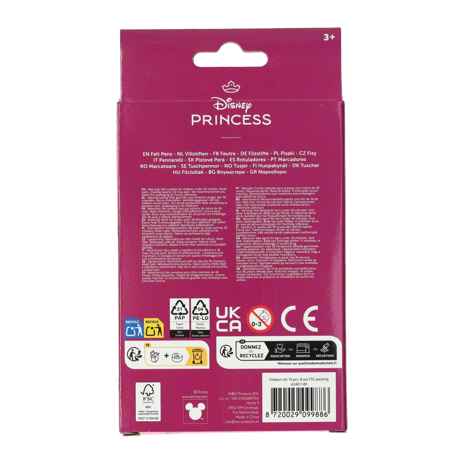 Feutres Princesse - 10 pièces