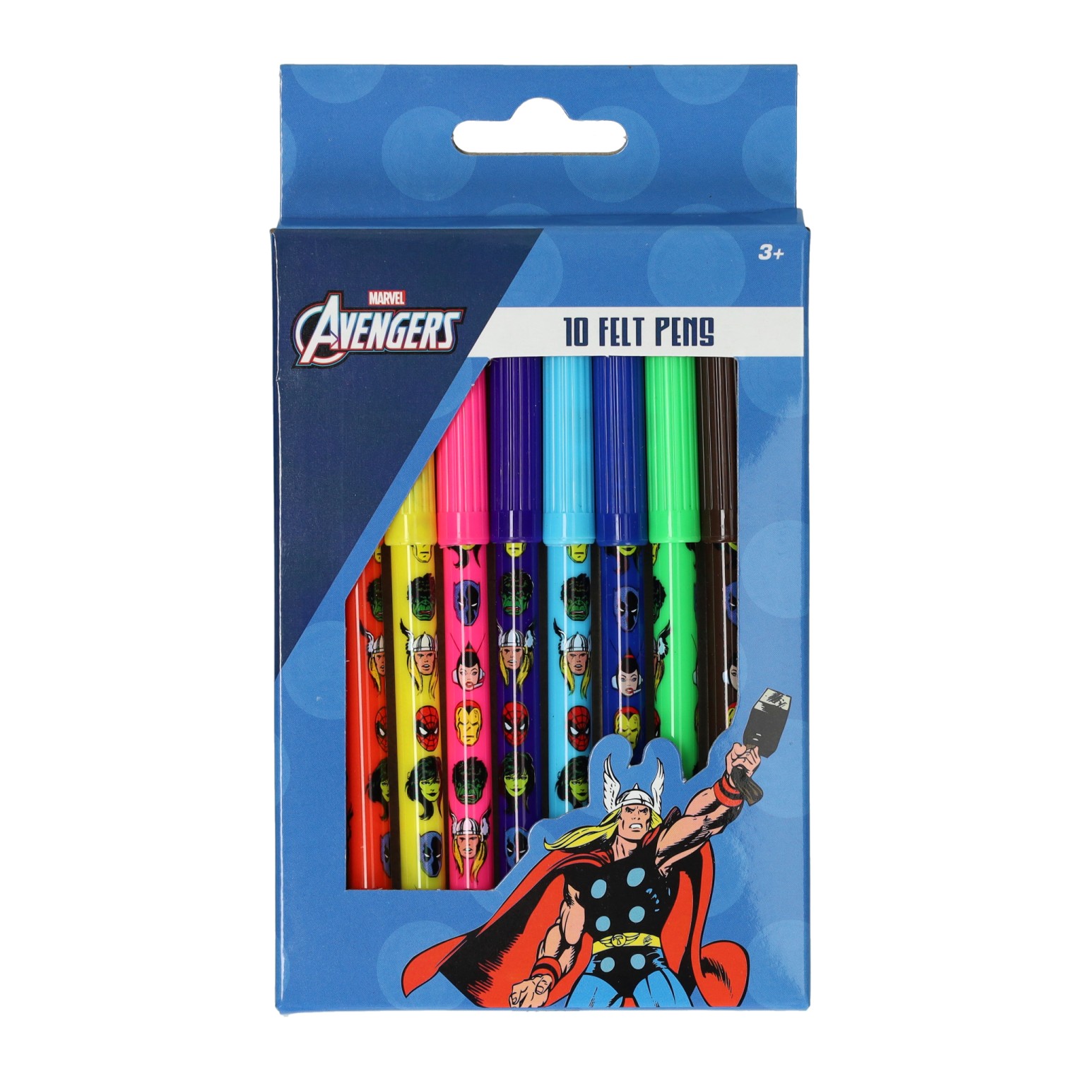 Feutres Avengers - 10 pièces