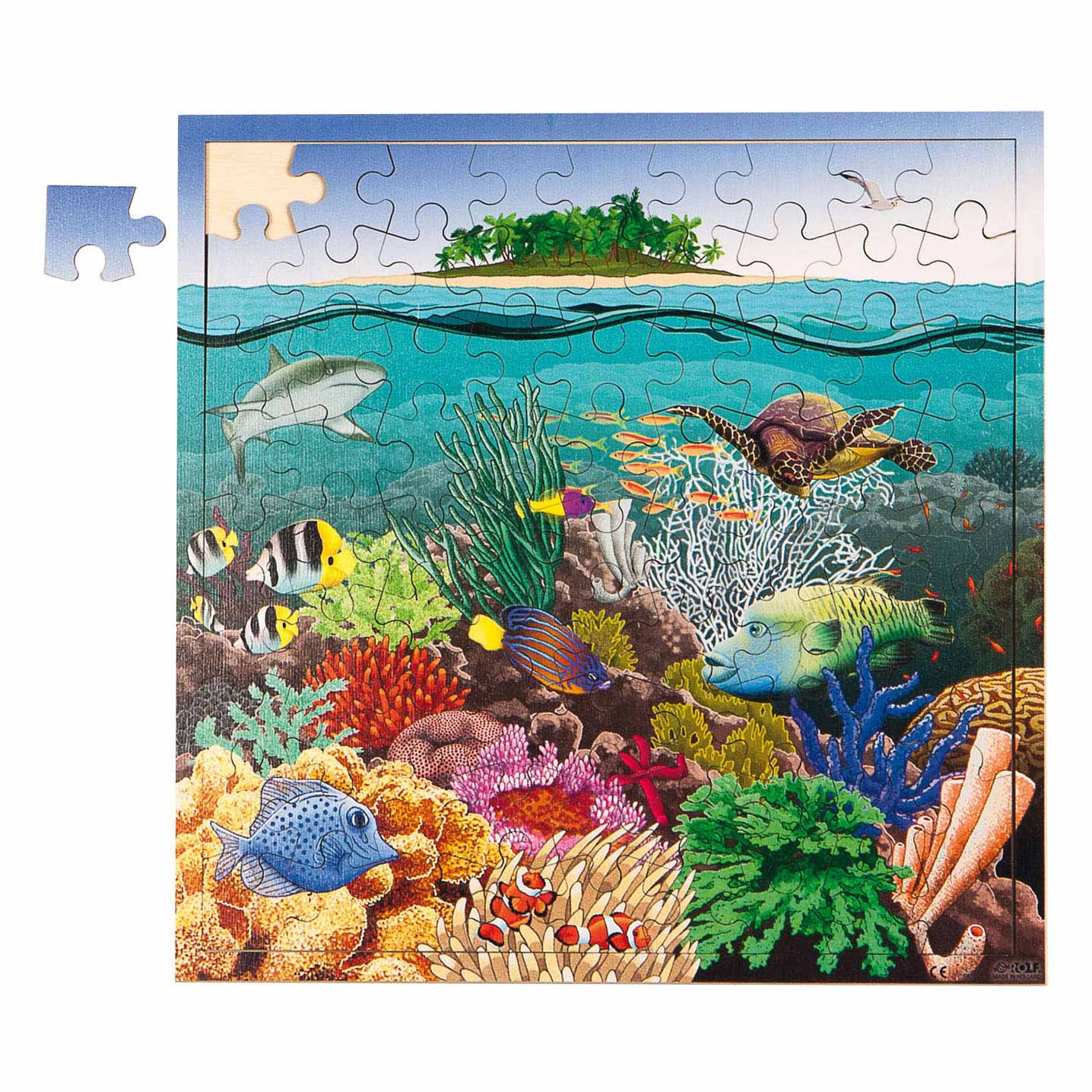 Rolf Connect - Puzzle en bois Mer de Corail, 81e.