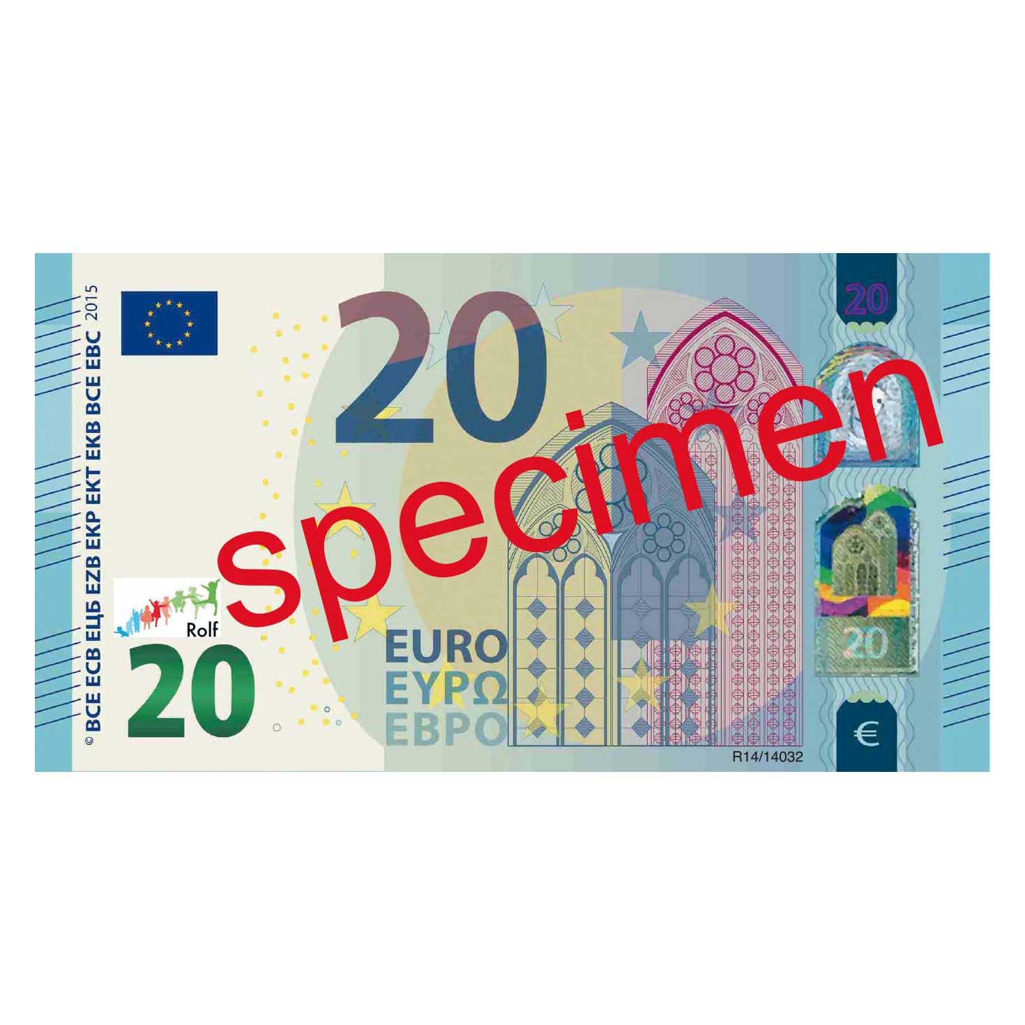 Rolf More - Bankbiljet 20 Euro - 100st.