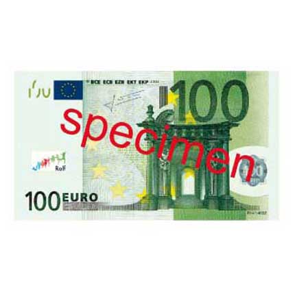 Rolf More - Bankbiljet 100 Euro - 100st.