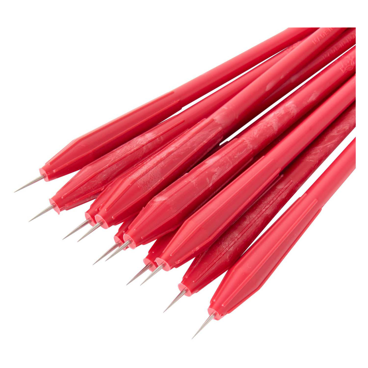 Rolf - Broches Longueur 14cm Rouge - 10 pcs.