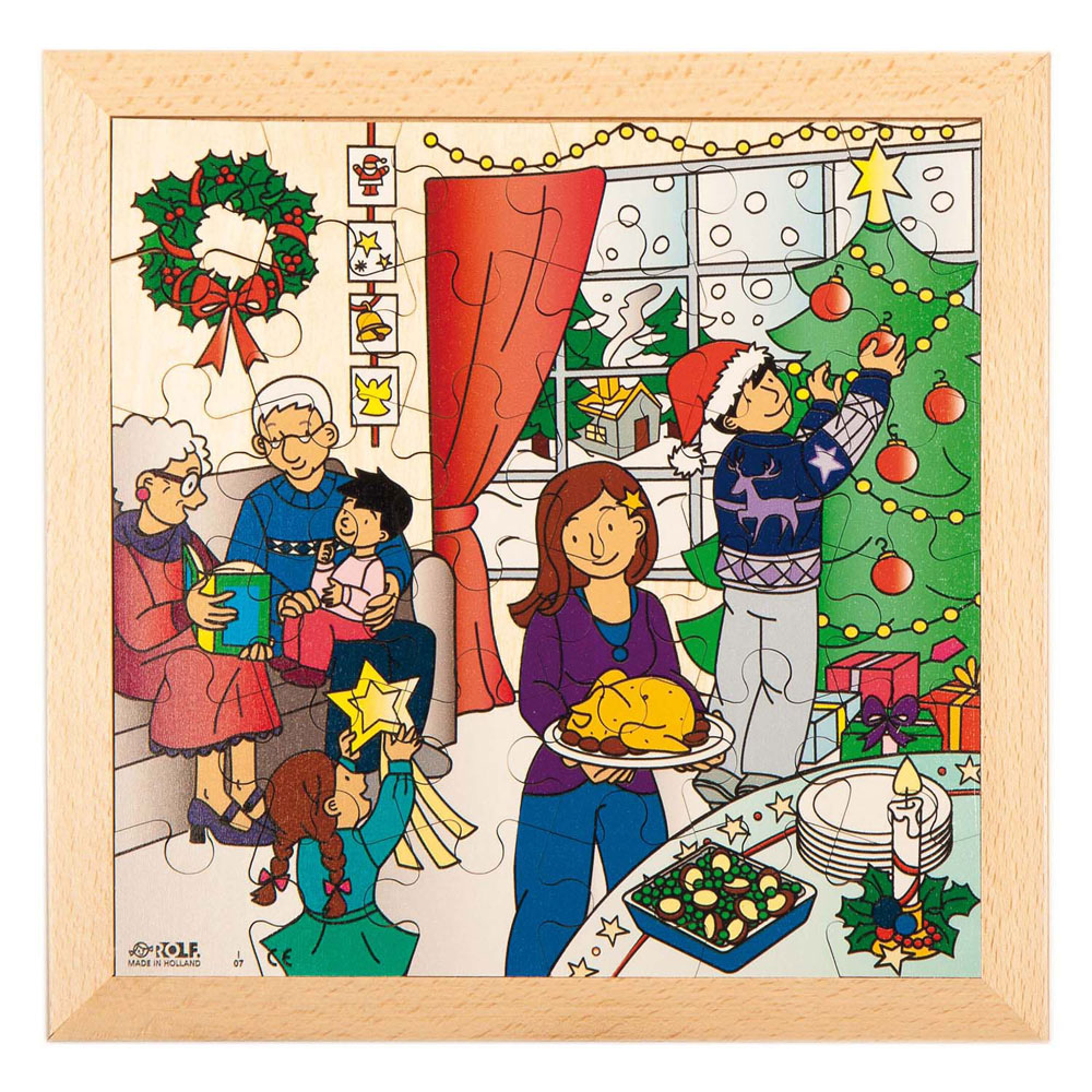 Rolf Connect - Houten Legpuzzel Kerstmis - 36st.