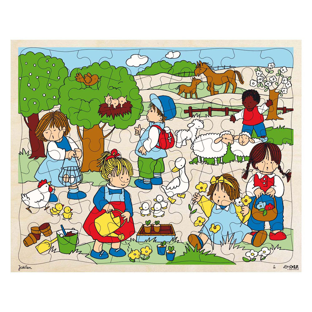 Rolf - Houten Legpuzzel Lente - 63st.