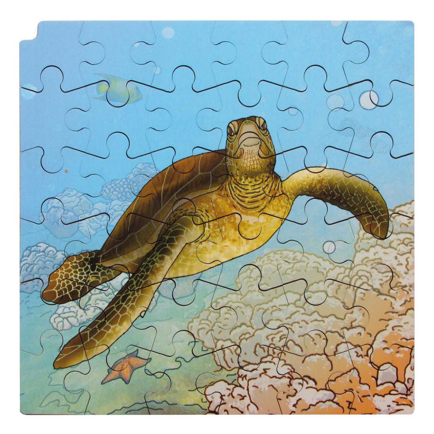 Rolf - Groei en 4 Lagenpuzzel Schildpad - 86st.