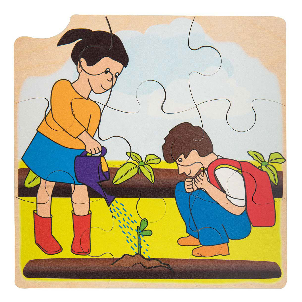 Rolf - Groei en 4 Lagenpuzzel Zonnebloem - 36st.