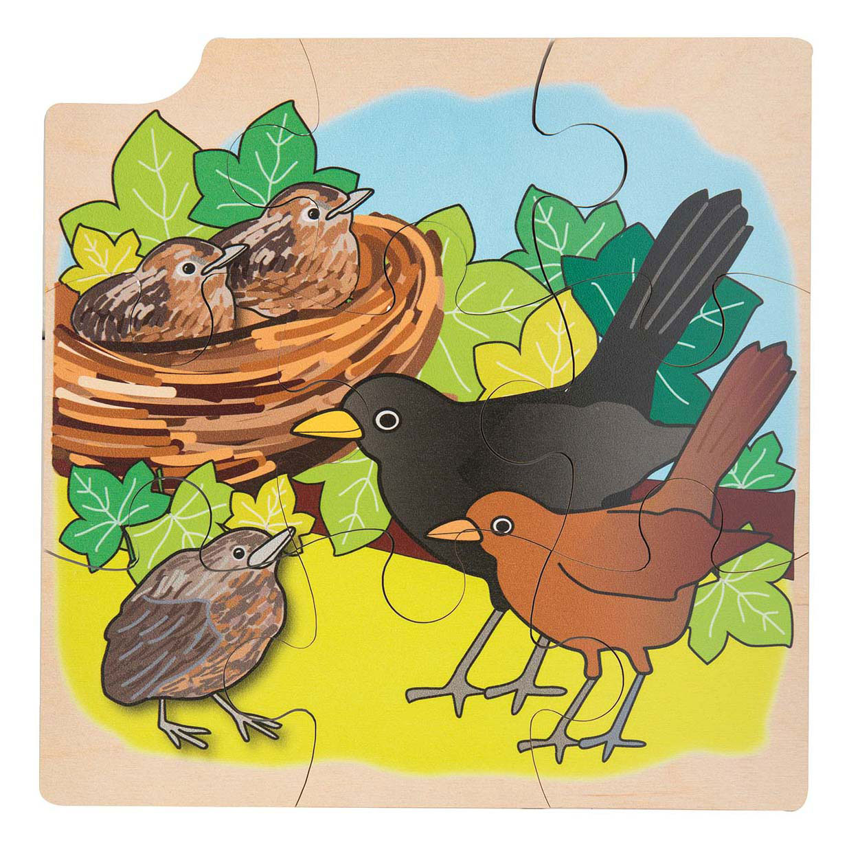Rolf - Groei en 4 Lagenpuzzel Merel - 36st.