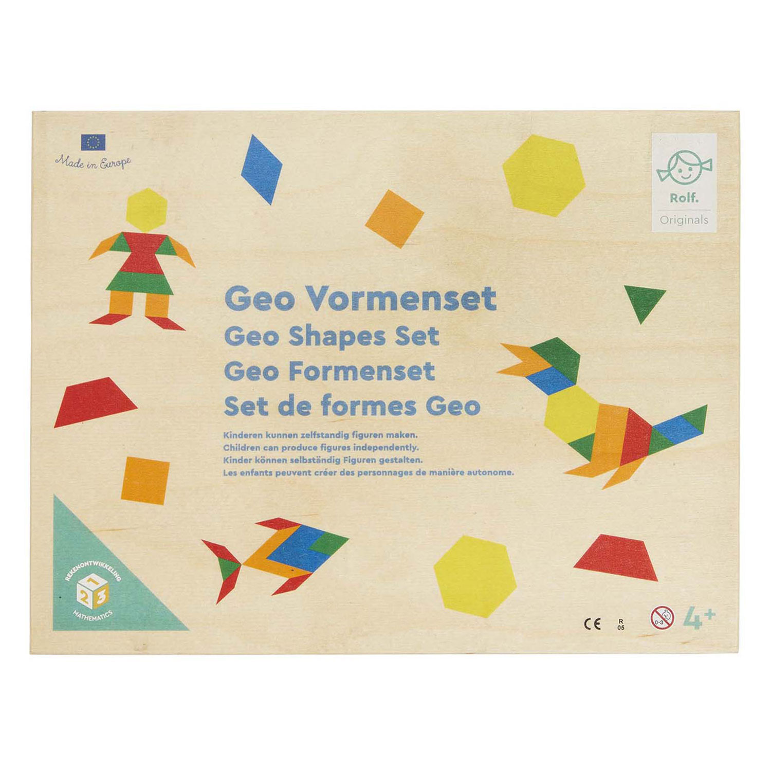 Rolf Originals - Houten Geo Vormenset