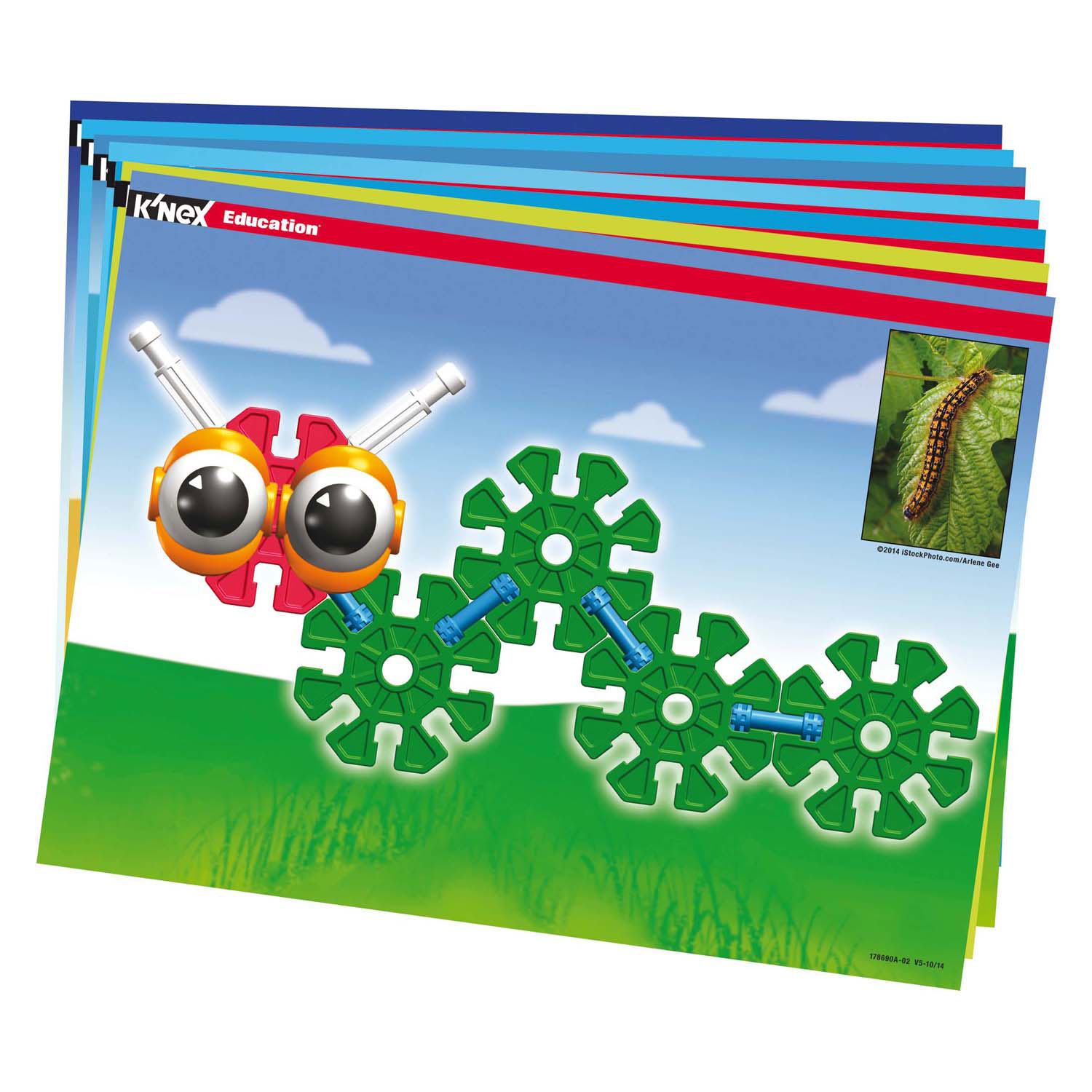 Kid K'Nex Schoolset met 22 Voorbeeldkaarten - 225dlg.