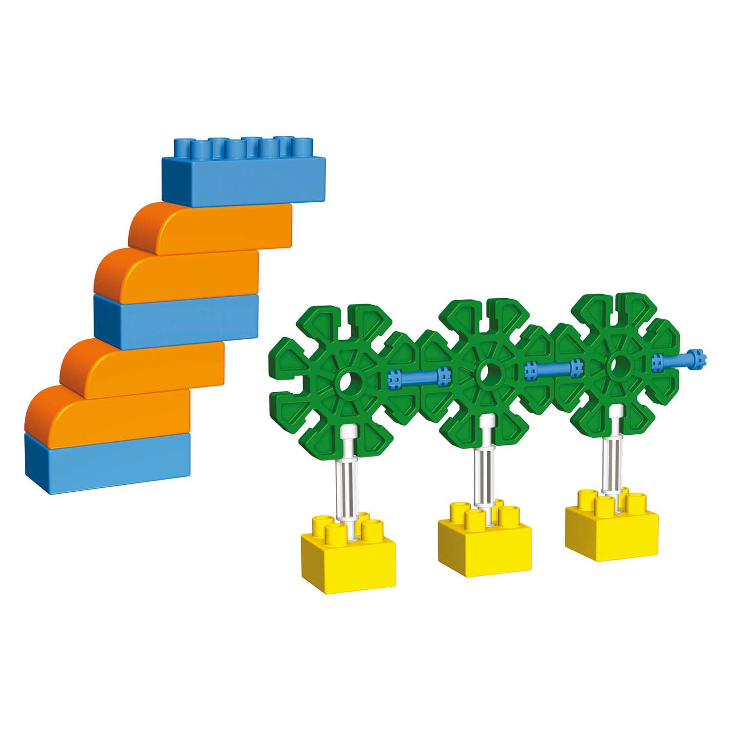 Kid K'Nex Schoolset met 22 Voorbeeldkaarten - 225dlg.
