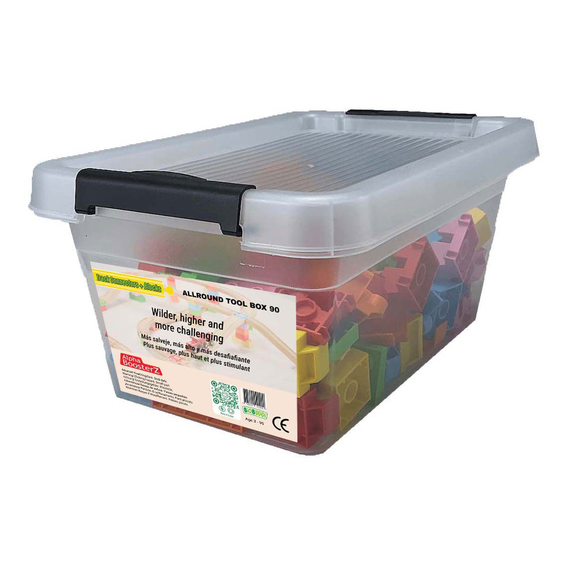 Boîte à outils polyvalente Alpha BoosterZ - 90 pièces.