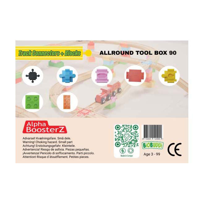 Boîte à outils polyvalente Alpha BoosterZ - 90 pièces.