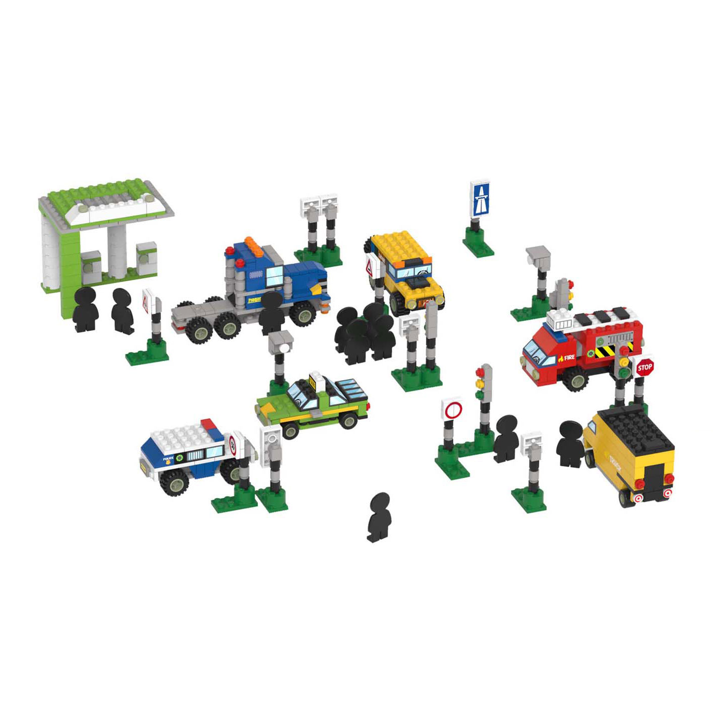 BiOBUDDi Education Small Bouwblokken - Verkeer