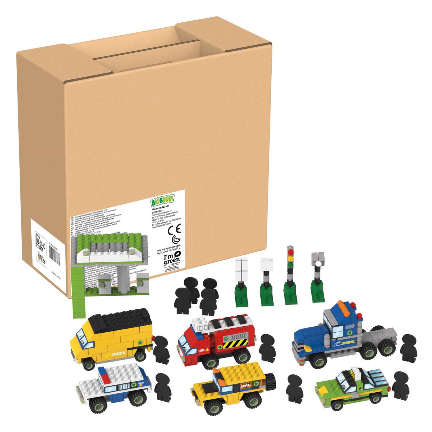 BiOBUDDi Education Small Bouwblokken - Verkeer