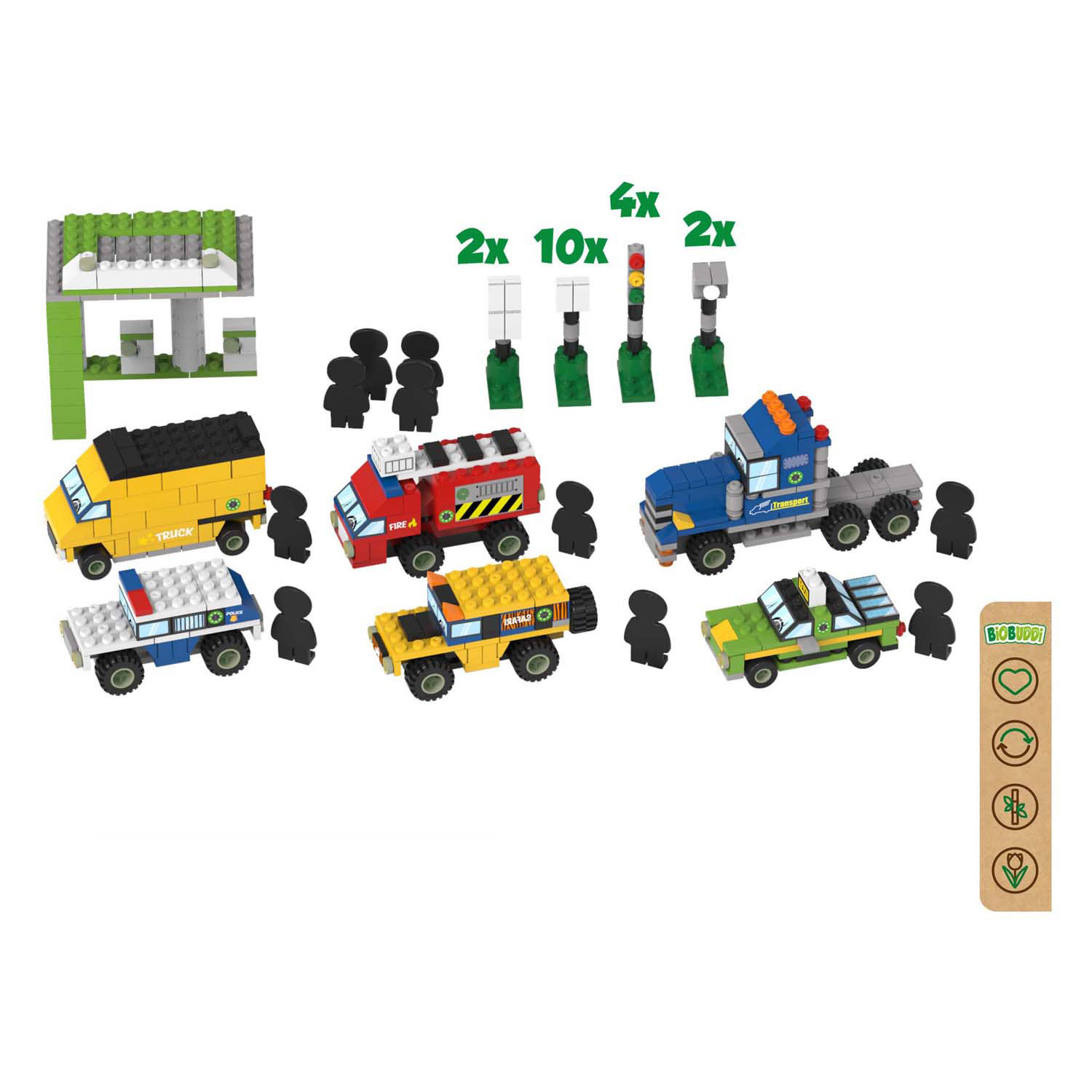 BiOBUDDi Education Small Bouwblokken - Verkeer