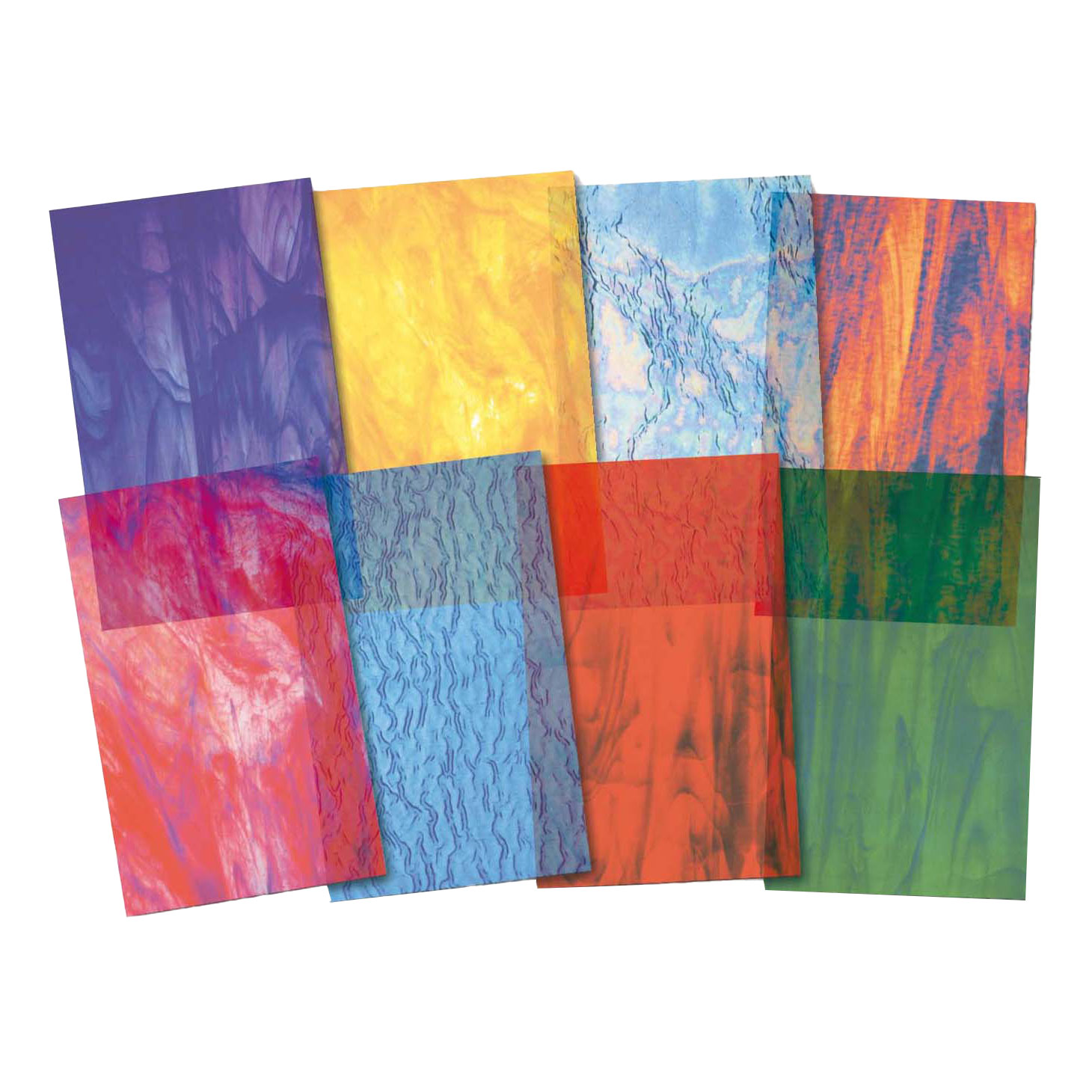 Papier vitrail 24 pièces