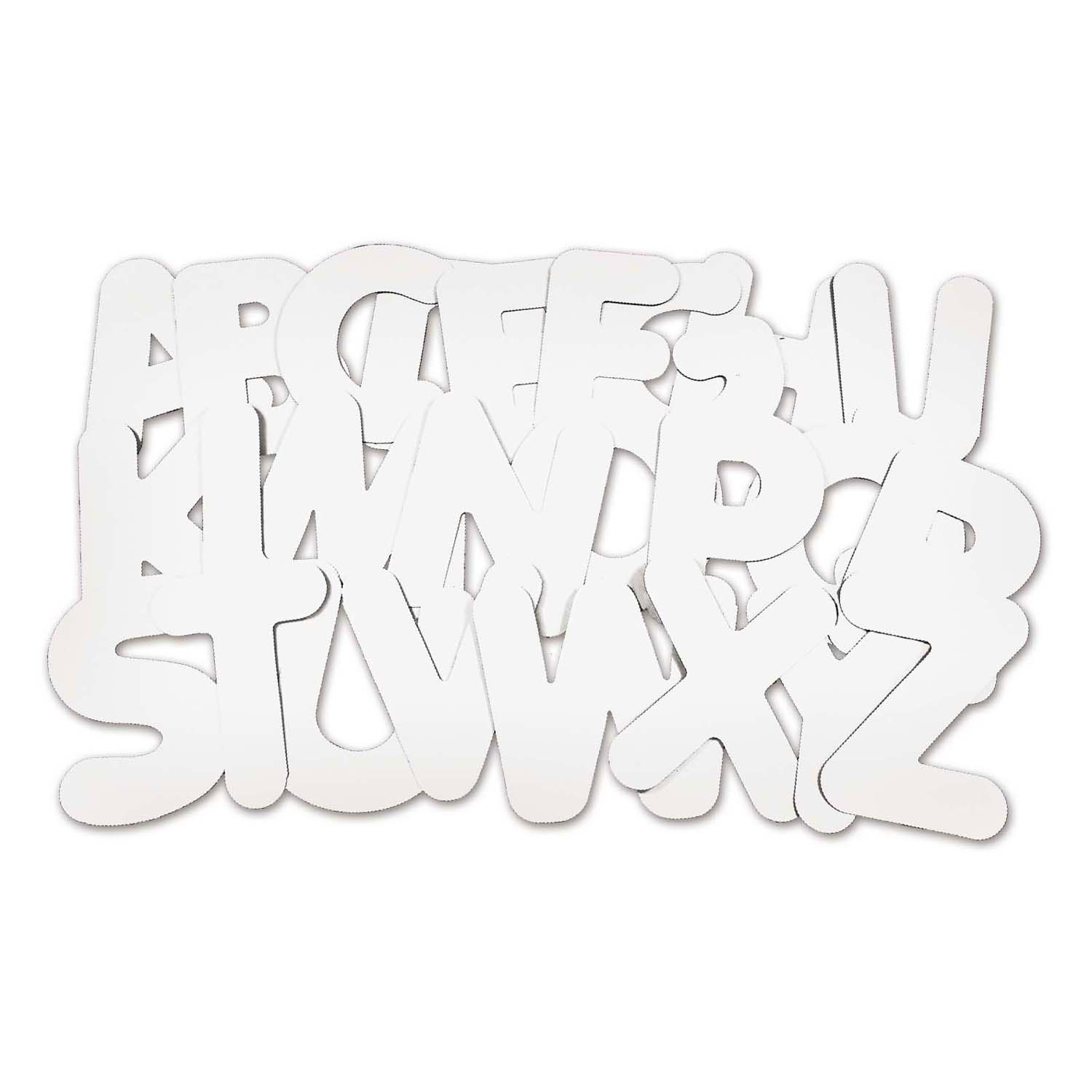 Lettres de l'alphabet grandes - 23 cm