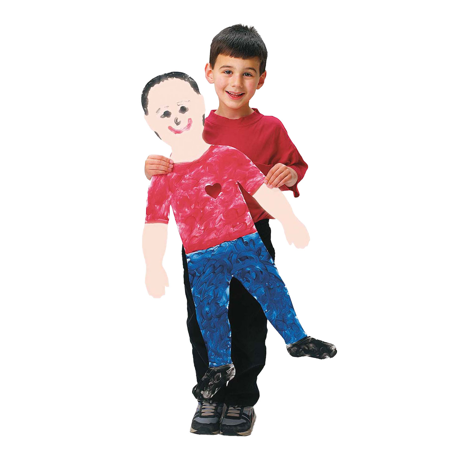 Figurine en carton Enfant Grand - 24pcs.