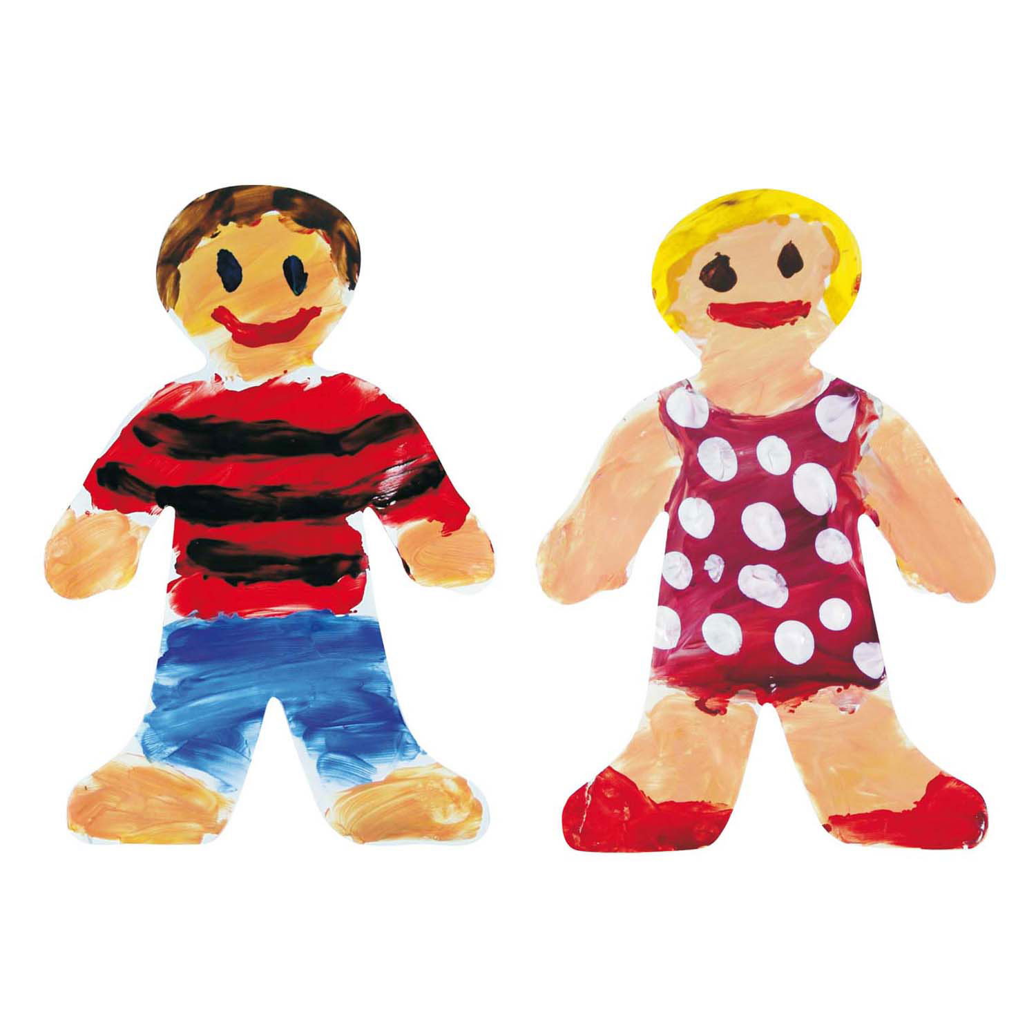Figurine en carton Enfant Petit - 36pcs.