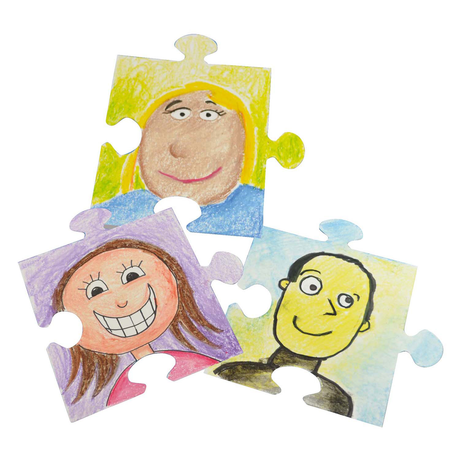 Puzzelstukken Groot - 30st.
