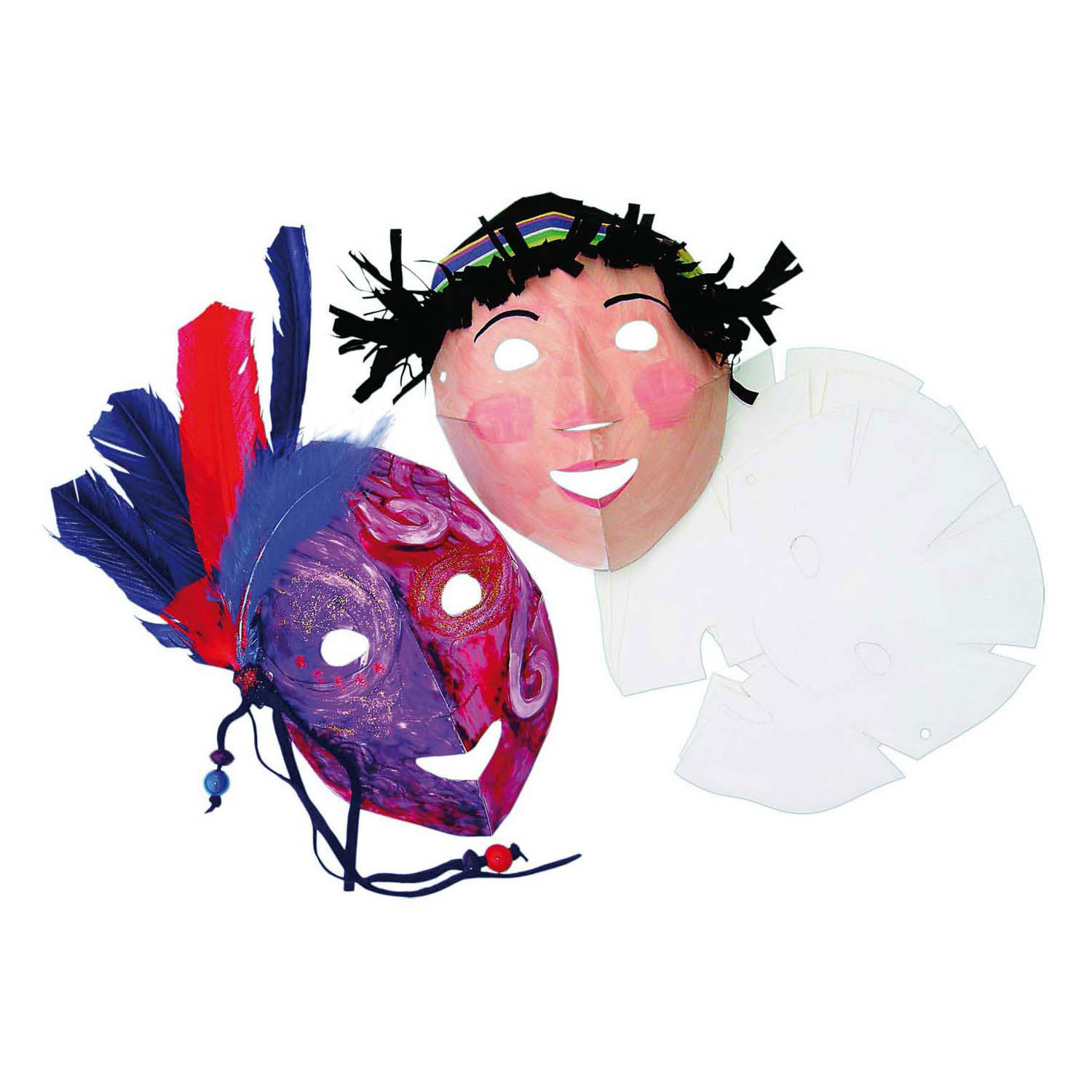 Masques pliables 3D - 40 pièces.