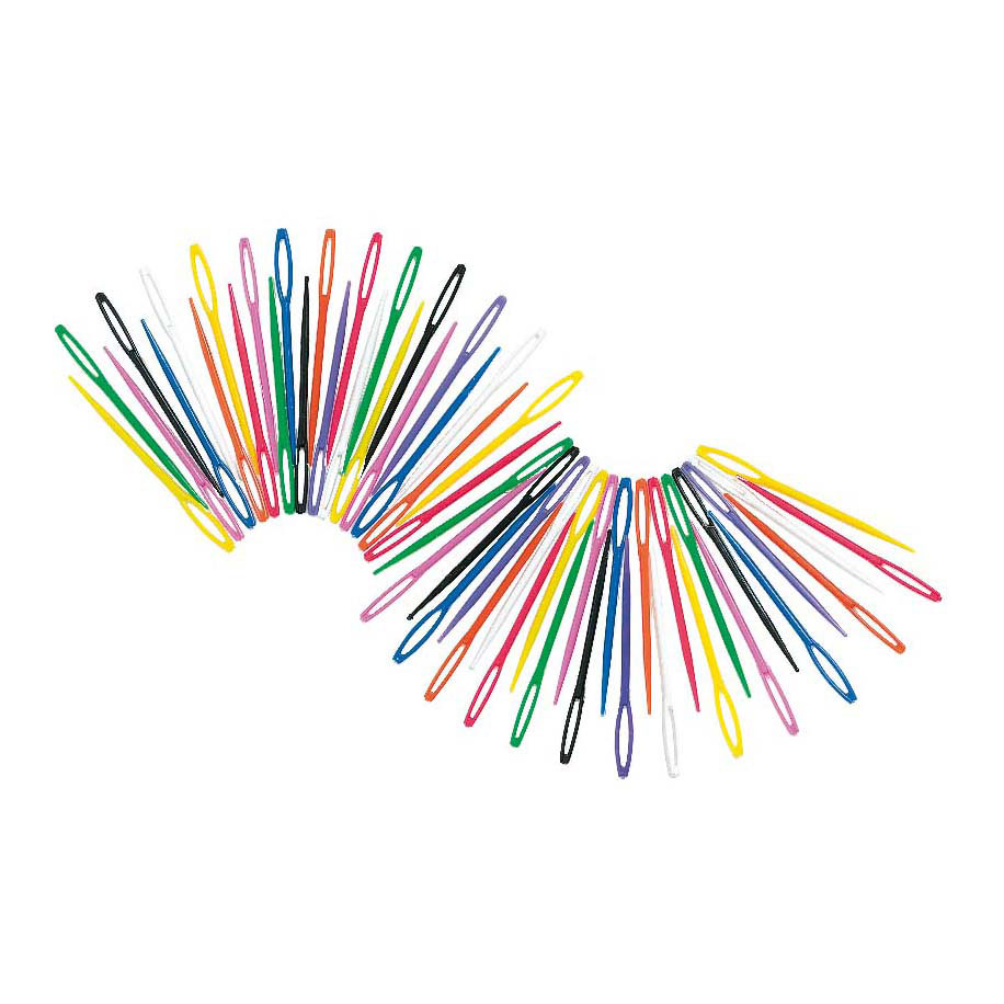 Rijgnaalden Kunststof Lengte 7cm - 32st.