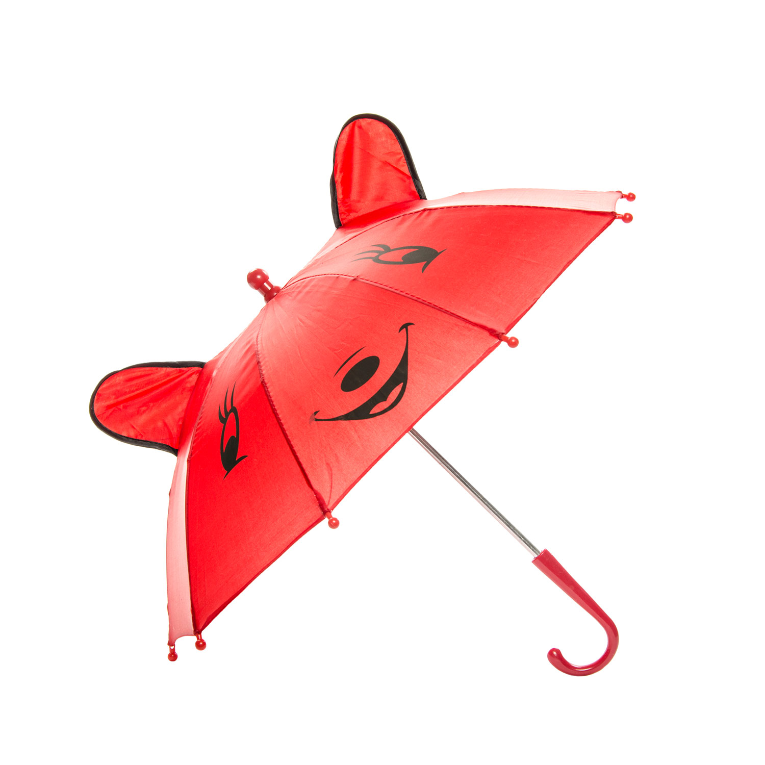 Vrolijke Dieren Paraplu - Rood, Ø 50 cm