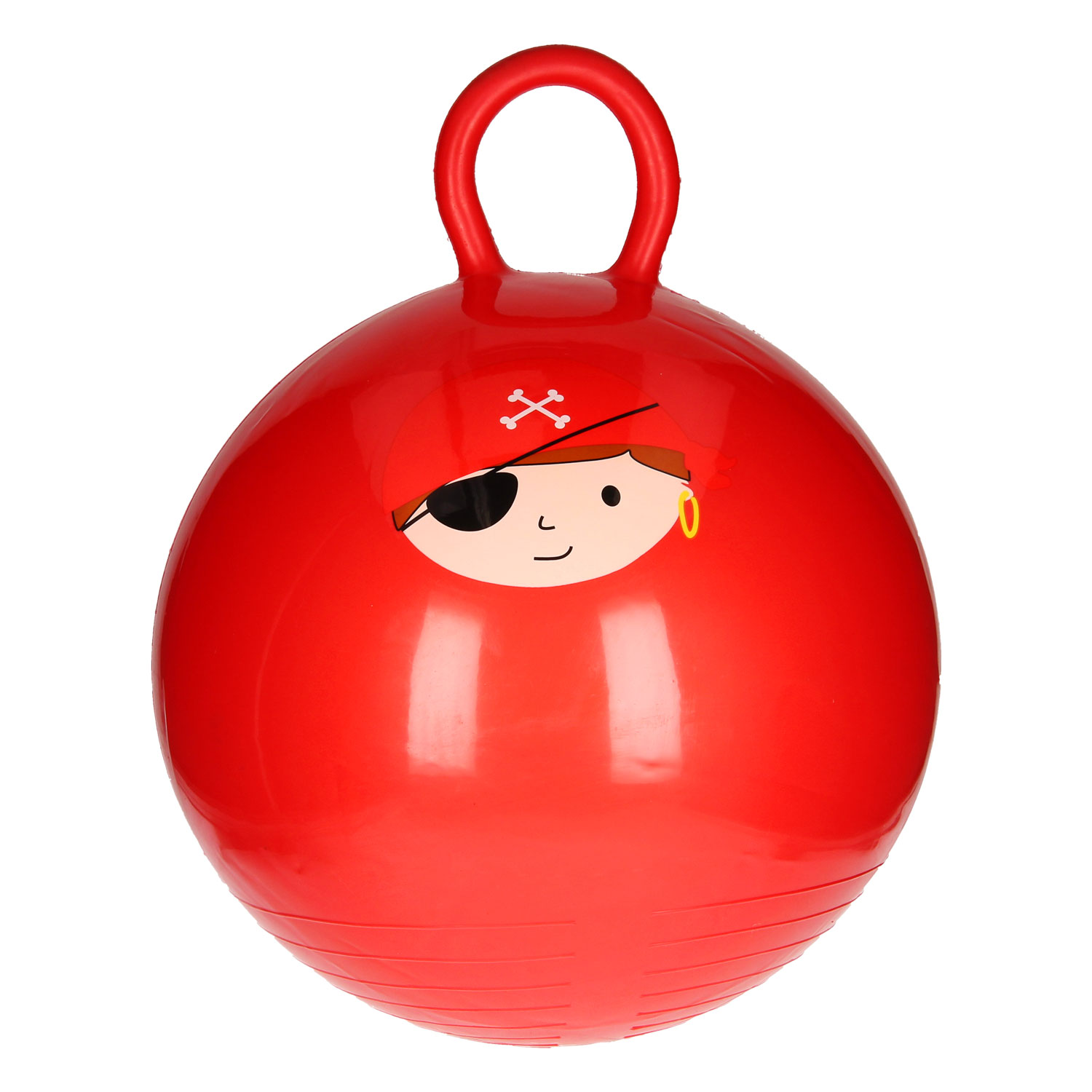 Hüpfball Hüpfbälle Skippy-Ball Hopser Springball Pirat 46 cm Piratenkopf Piraten 