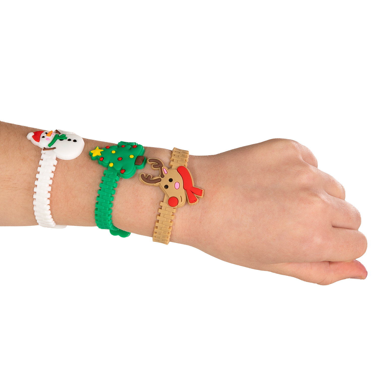 Bracelets de Noël, lot de 12