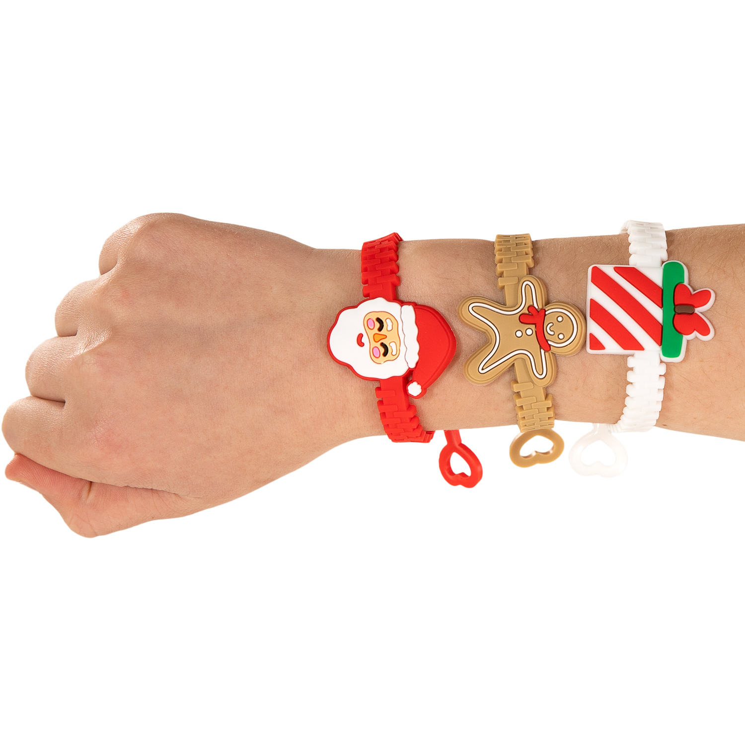 Bracelets de Noël, lot de 12