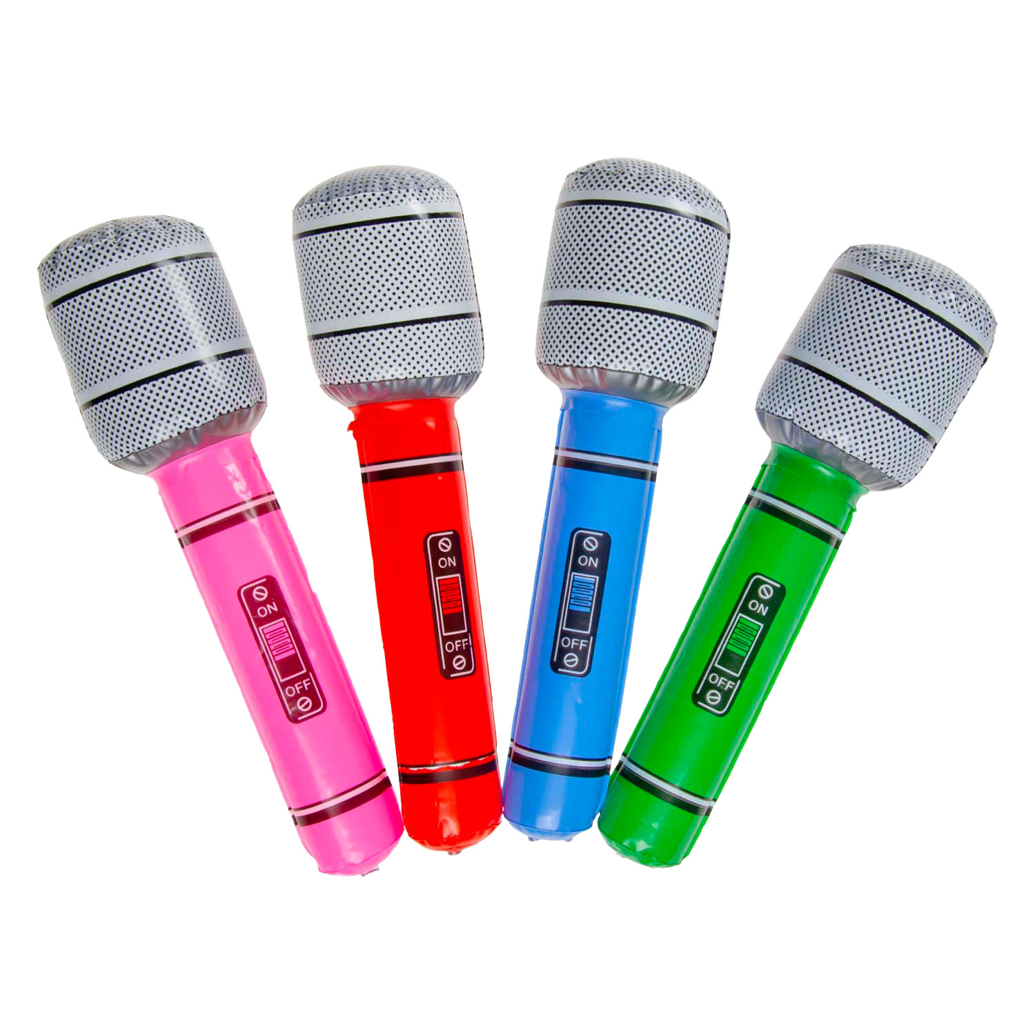 Couleur du microphone gonflable