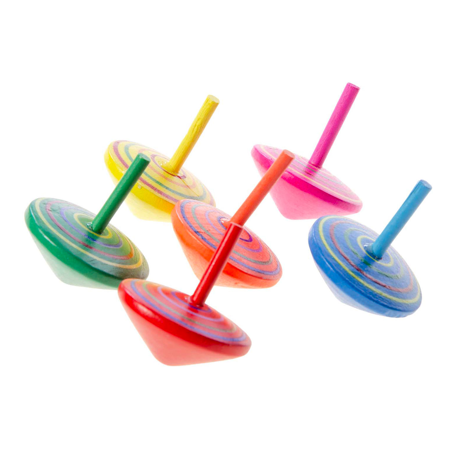 Houten Tol Gekleurd