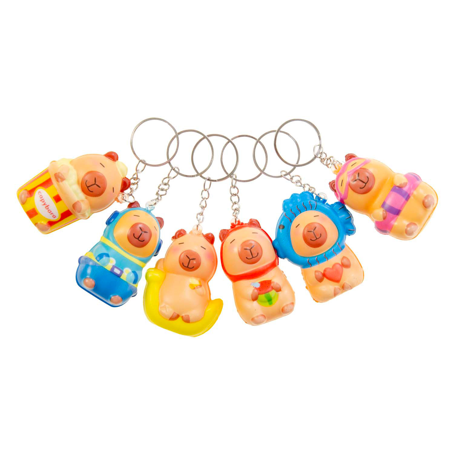 Porte-clés en mousse Capybara