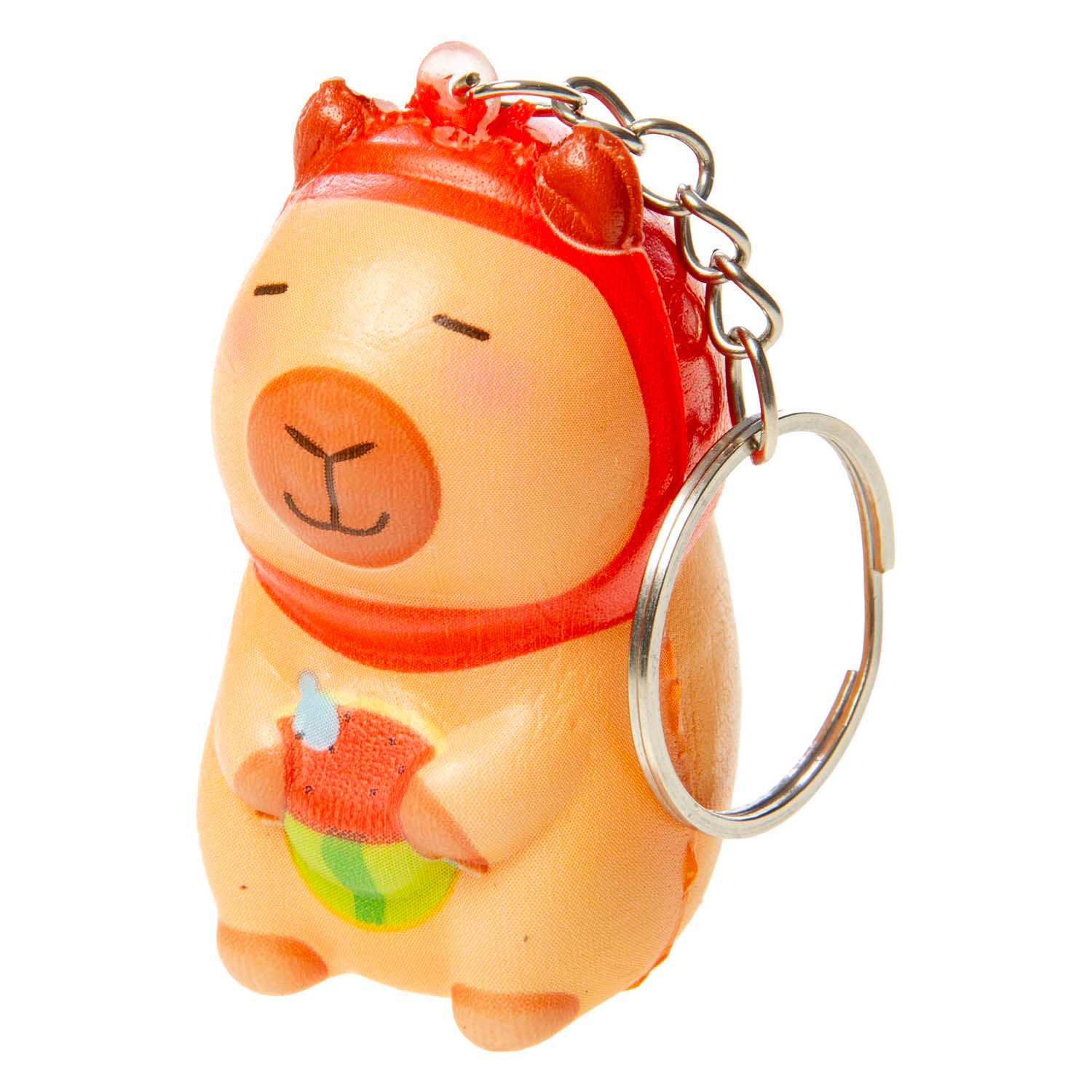 Porte-clés en mousse Capybara