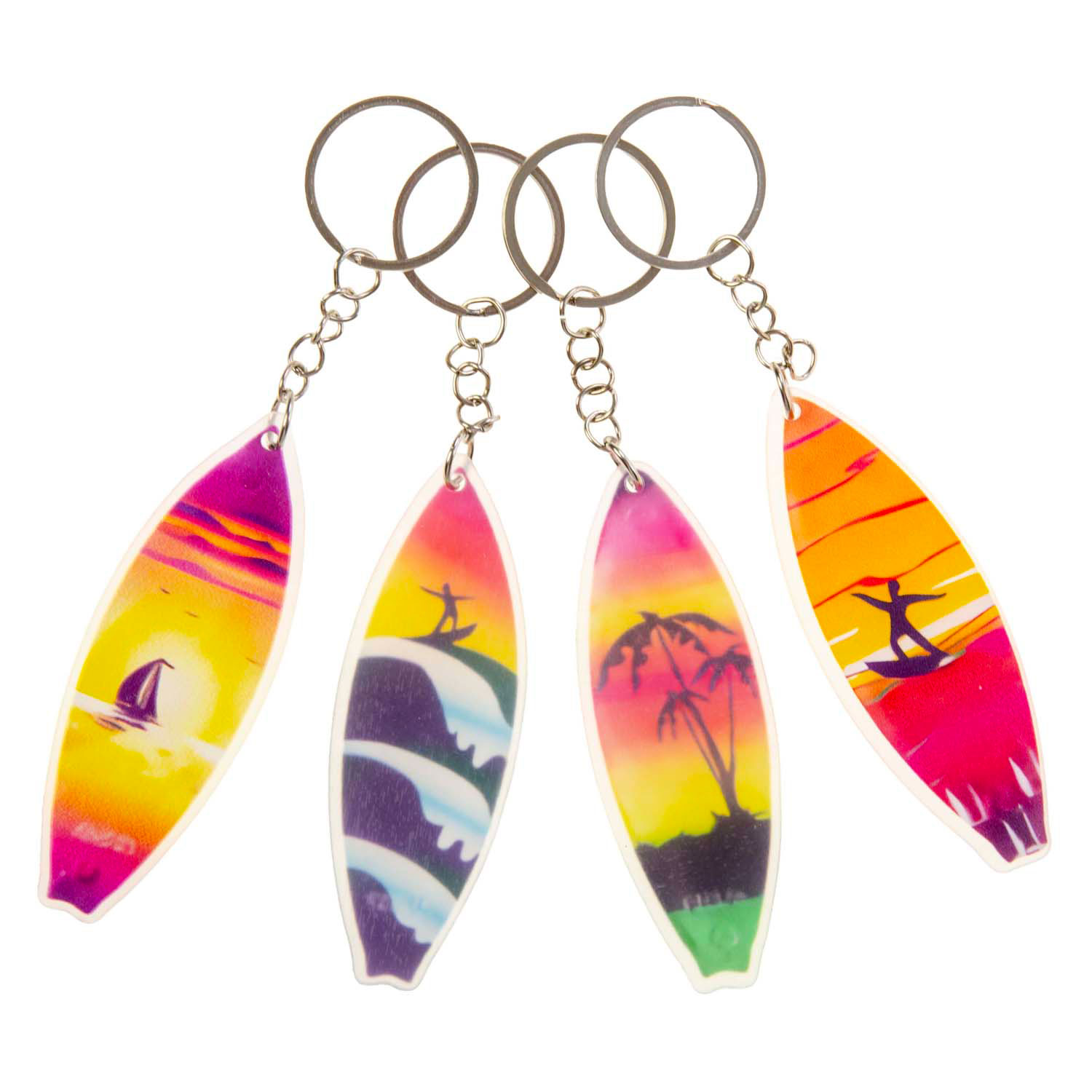 Surfbrett-Schlüsselanhänger