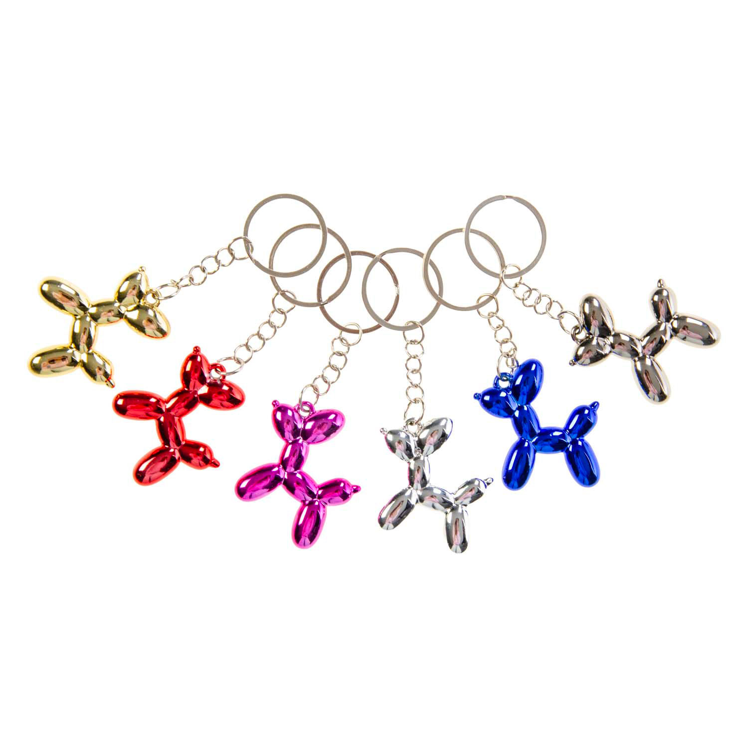 Porte-clés chien ballon