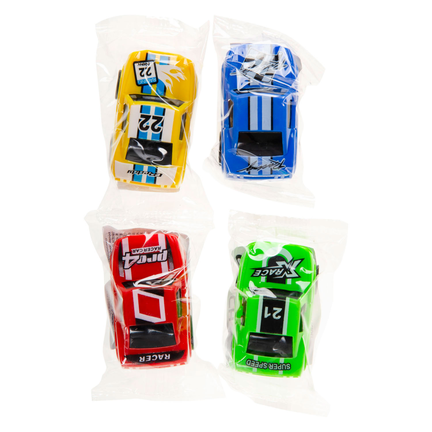 Farbiges Rückziehauto