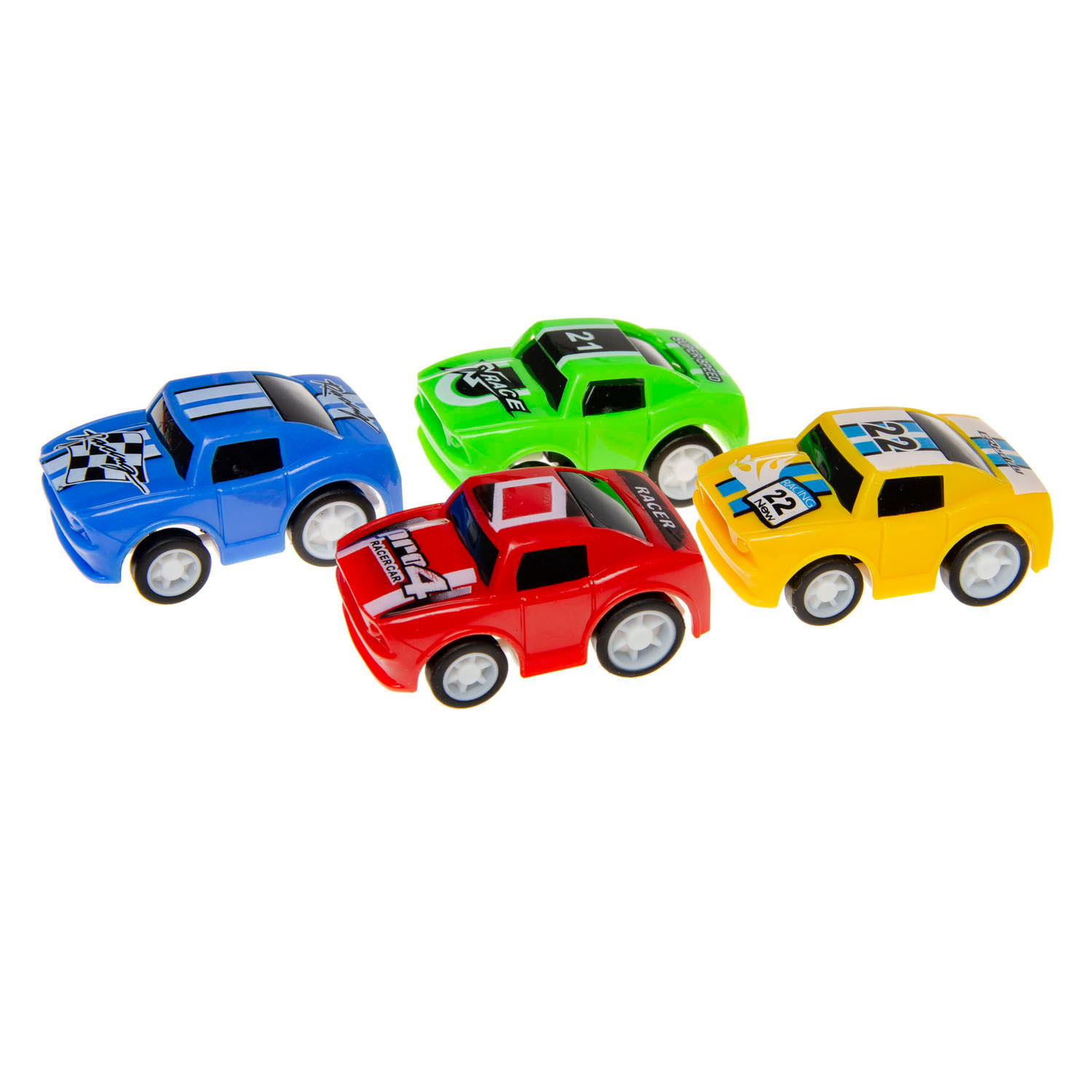 Farbiges Rückziehauto