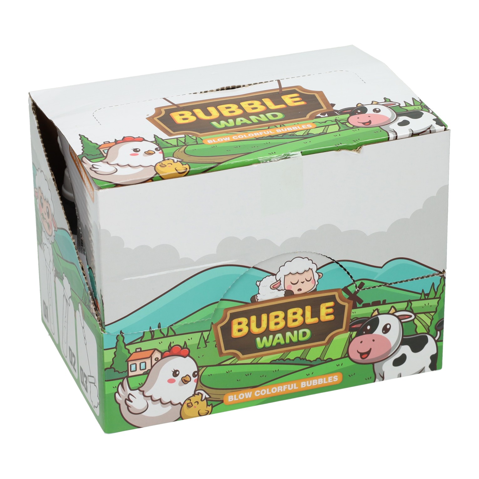 Boerderijdieren Bellenblaas Mini - 24st.