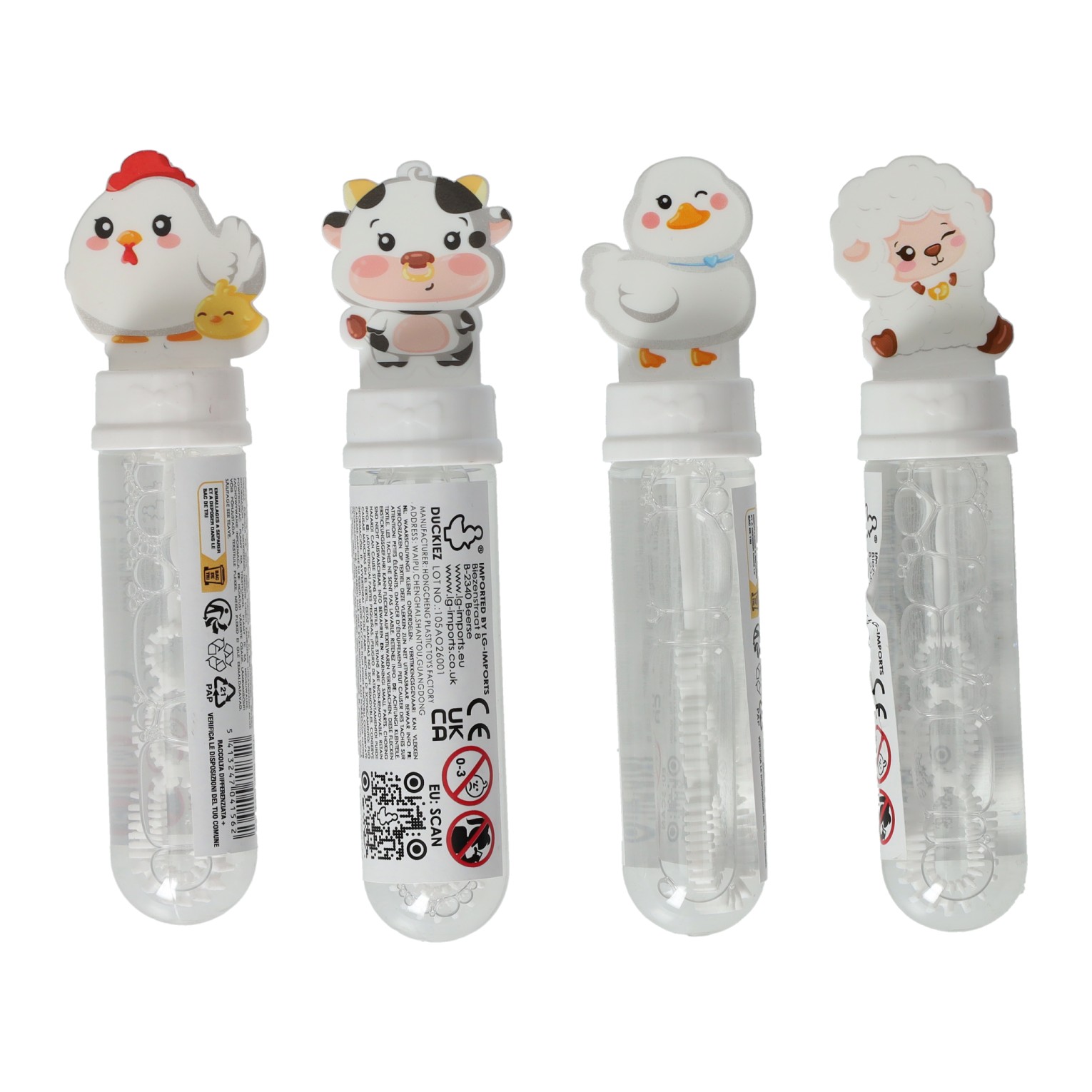 Boerderijdieren Bellenblaas Mini - 24st.