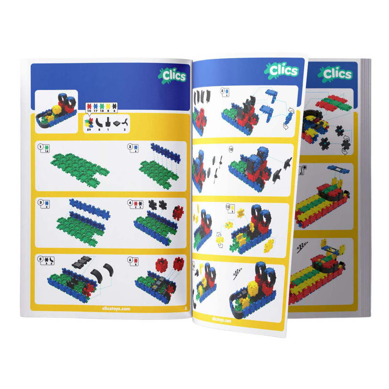 Livre de construction Clics - 32 plans de construction