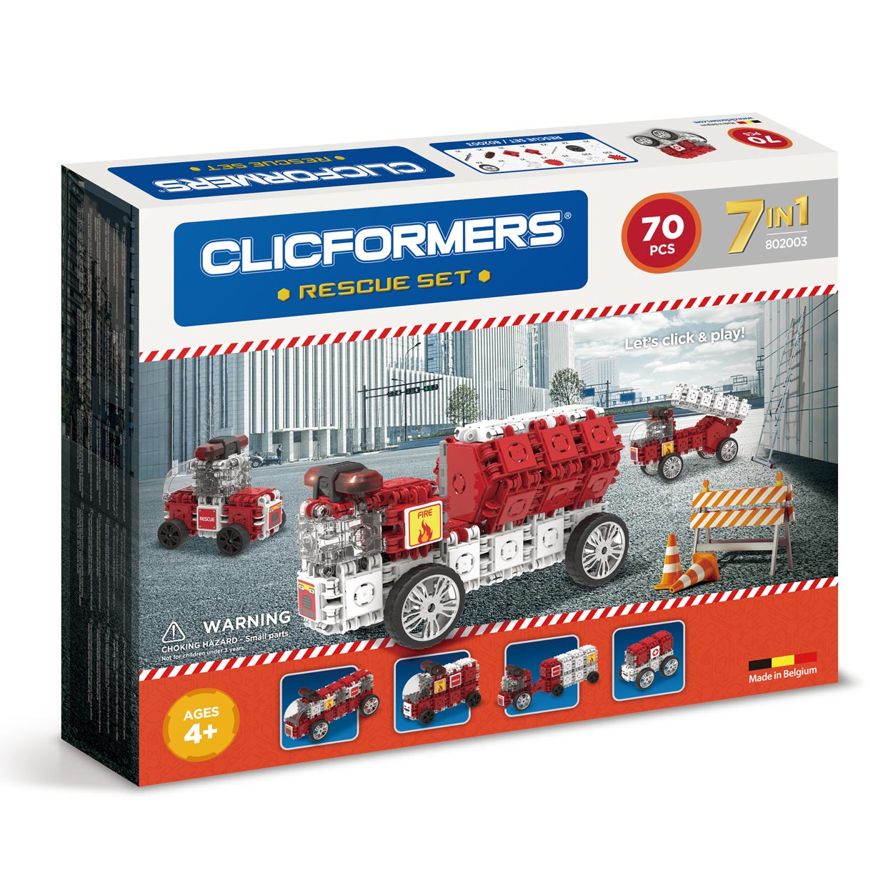 Clicformers - Brandweer Set | Lobbes Speelgoed