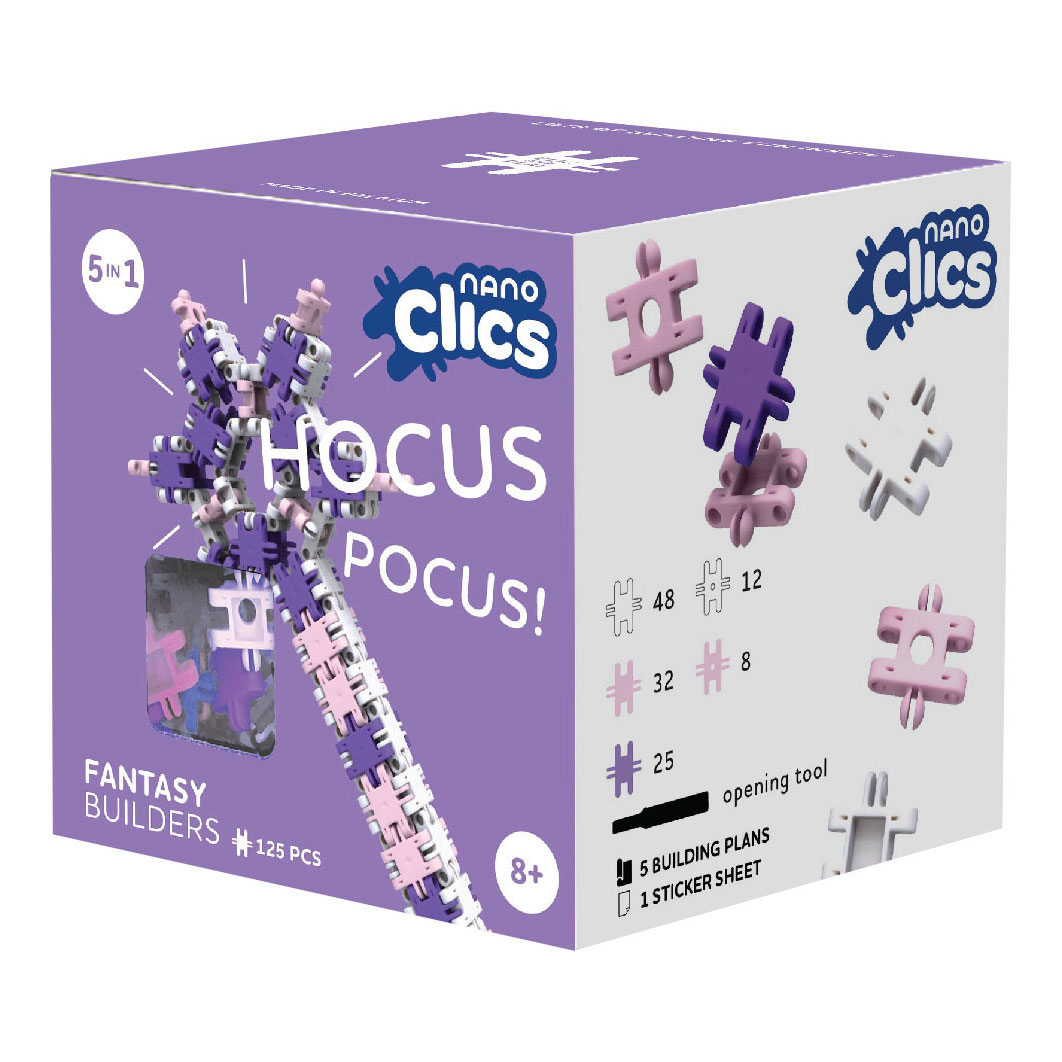 Nano Clics - Constructeurs fantastiques, 125 pcs.